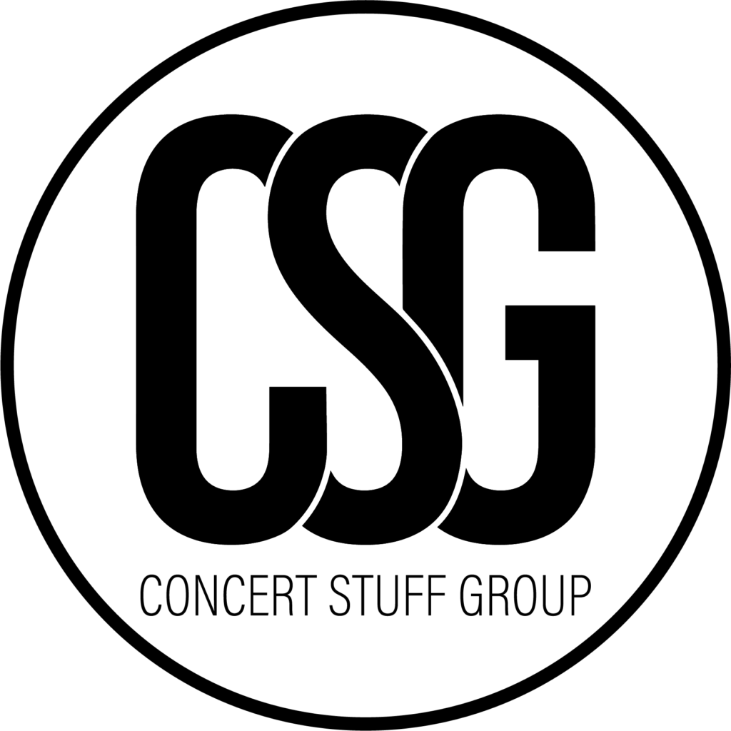 CSG circle logo in Black