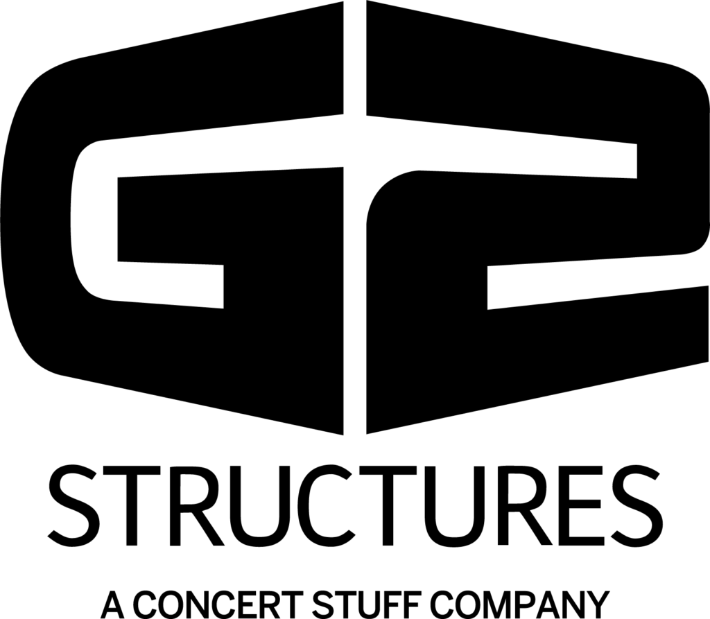 CSG branded logo of G2 Structures company in Black