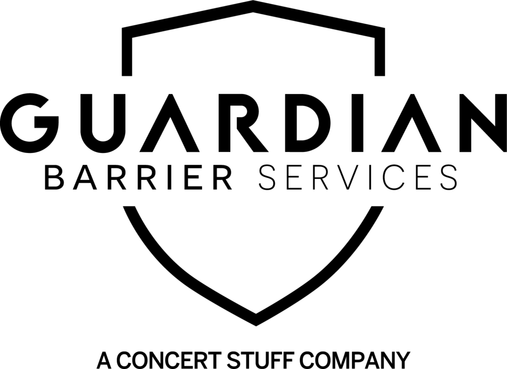 CSG branded logo of Guardian Barrier Services company in Black