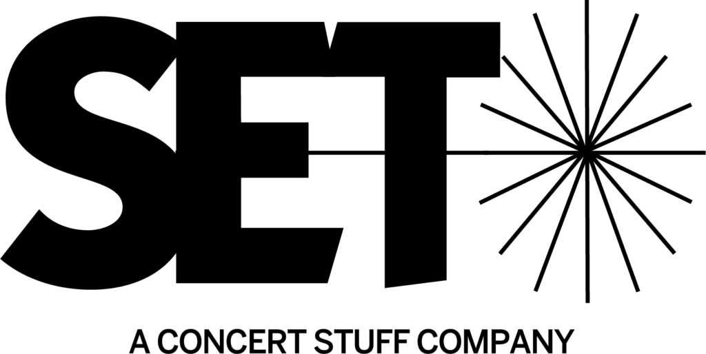 CSG branded logo of Special Event Transportation (SET) company in Black